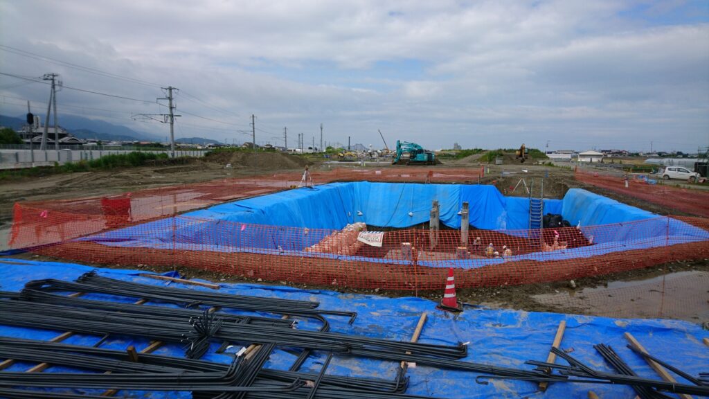 大洲市｜鉄筋工事｜有限会社水沼鉄筋 某現場鉄筋工事