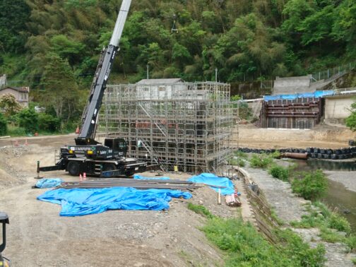 大洲市｜鉄筋工事｜有限会社水沼鉄筋 某鉄筋工事現場