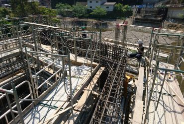 大洲市｜鉄筋工事｜有限会社水沼鉄筋 某鉄筋工事現場