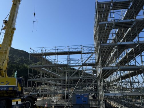 大洲市｜鉄筋工事｜有限会社水沼鉄筋 愛媛県愛南町にて、自動車道BOXカルバートの鉄筋工事を行いました。